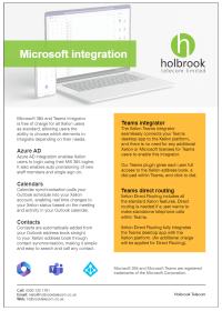 Xelion Microsoft integration